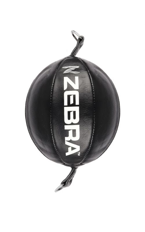 Double End Ball, ZEBRA, Leder, schwarz