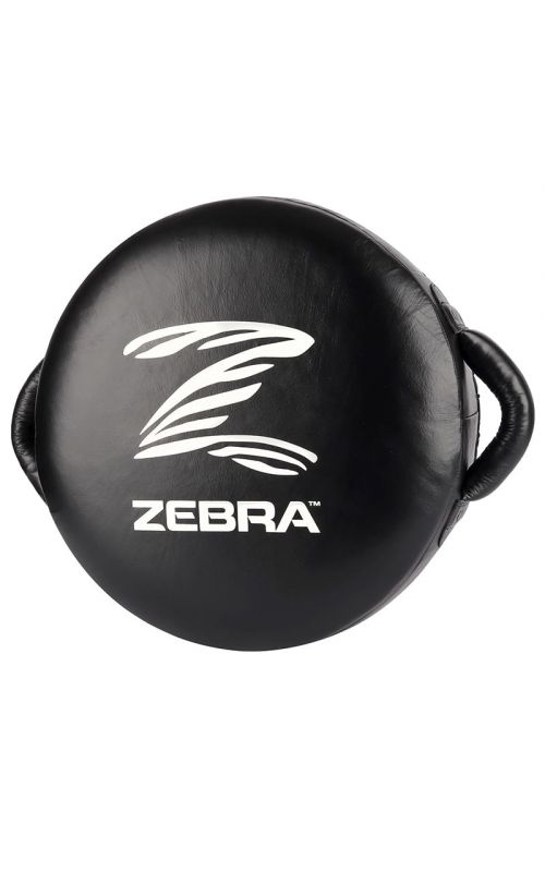 Big Round Pad, ZEBRA, Leder, schwarz