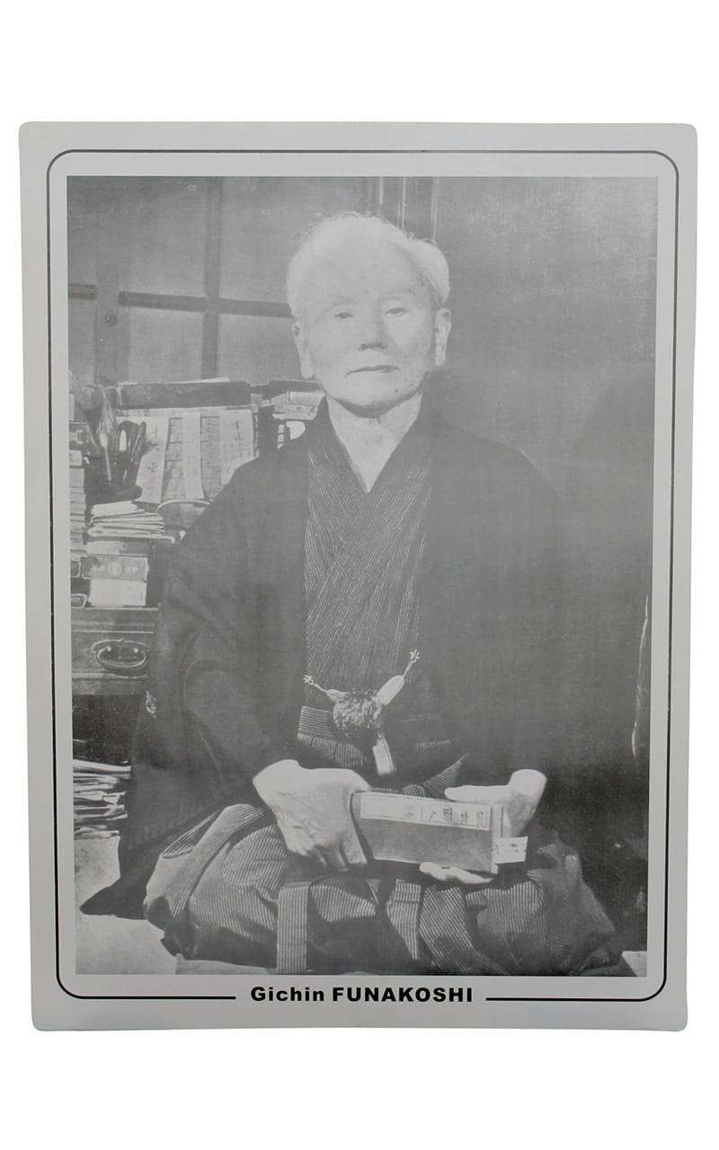 Poster Funakoshi Gichin Karate Mats Karate Sports Dax Sports