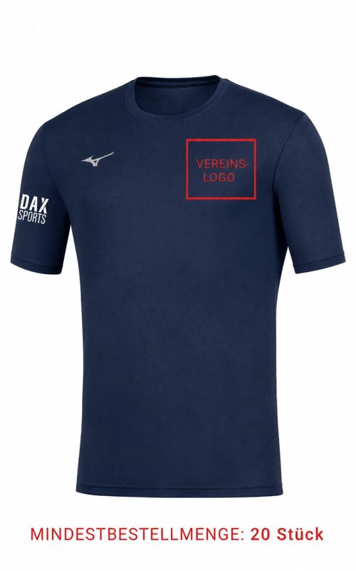 T-Shirt, MIZUNO Team FREETIME Tee with PRINTING / Min. 20 Pcs.
