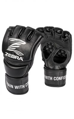 MMA Gloves, ZEBRA Fight, leather MMA Gloves, ZEBRA Fight, leather
