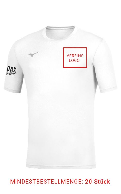 T-Shirt, MIZUNO Team FREETIME Tee with LOGO / Min. 20 Pcs.