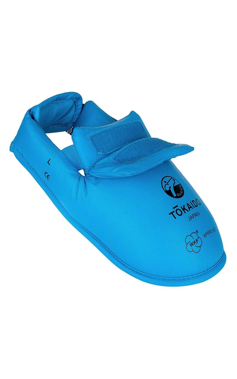 Karate Foot Guard, TOKAIDO, WKF, with Velcro Karate Protectors