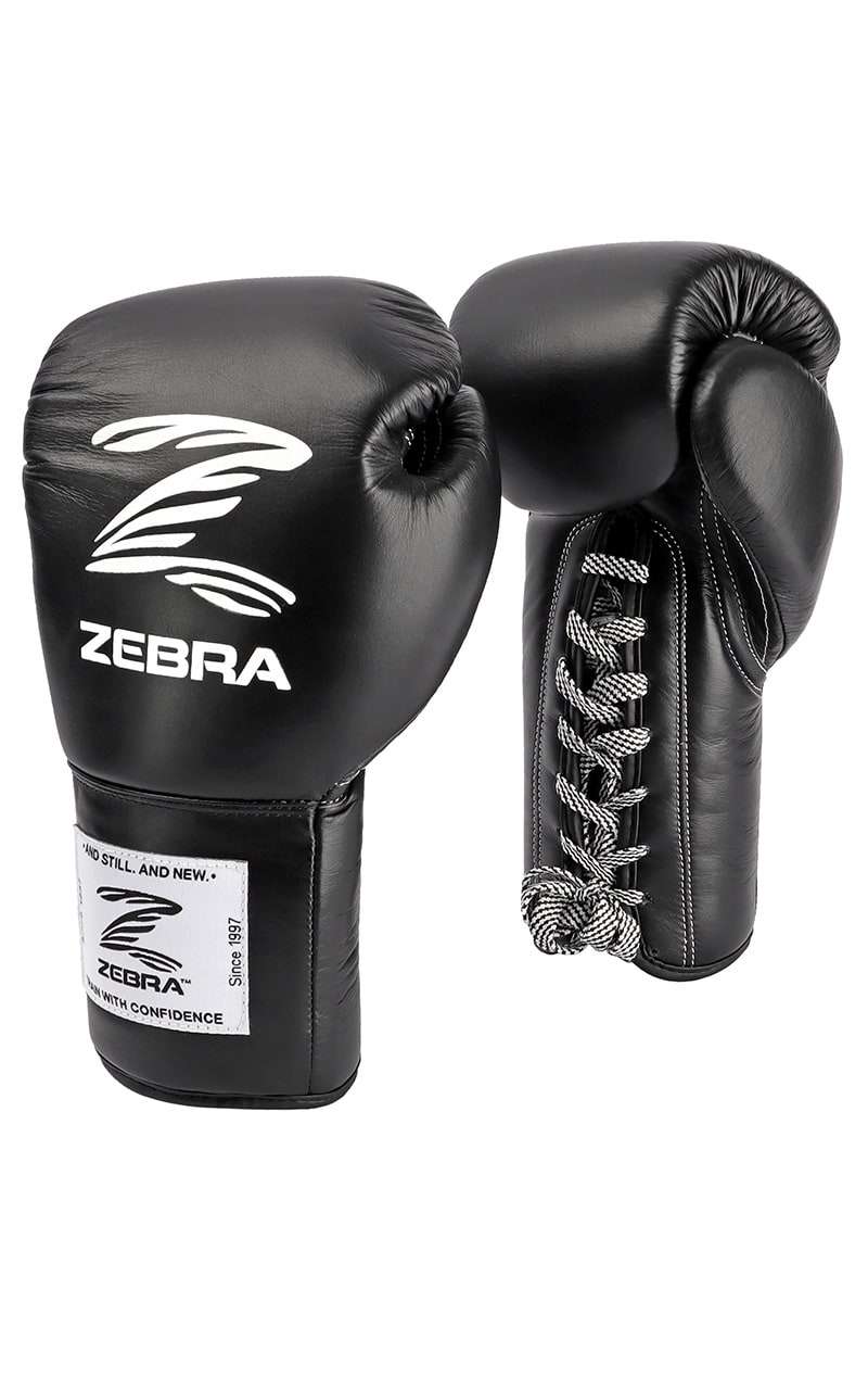 Zebra Stripes Blue And Pink Print Boxing Gloves
