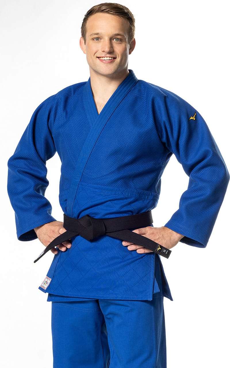 DANRHO Judogi Yamanashi Mit Schulterstreifen - Kimono Judo Classique Mixte Pour Enfants Et Jeunes