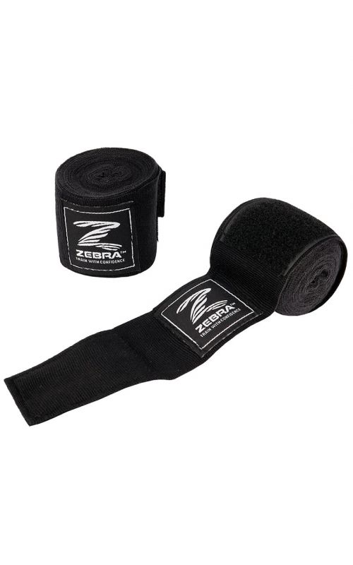 Boxing Bandages, ZEBRA, black