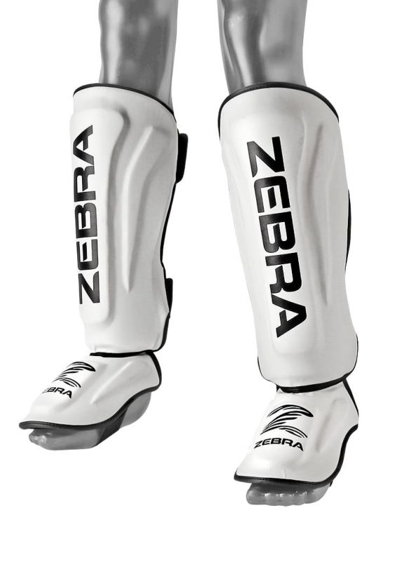 Shin Instep Guard, ZEBRA, PU